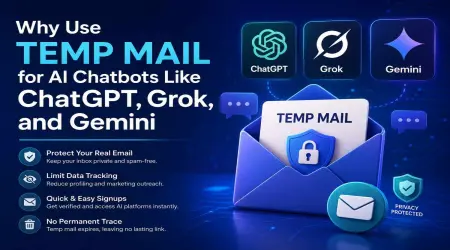 Why Use Temp Mail for AI Chatbots Like ChatGPT, Grok, and Gemini
